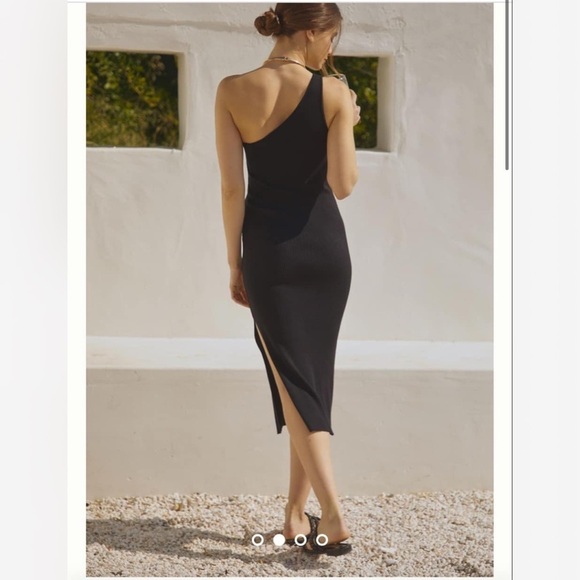 Nwt Anthropologie One-Shoulder Corset
Ribbed Midi Dress - Picture 2 of 8